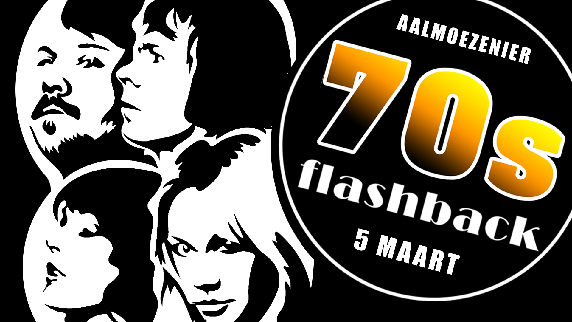 70s Flashback Party affiche op 05/03/2022